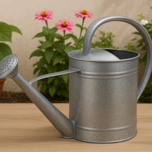 Large Capacity Metal Watering Can with Ergonomic Handle for Indoor Outdoor Garden Plants and Flowers Daily Care