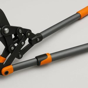 Heavy Duty Garden Anvil Loppers with Compound Action Drive and Long Reach Handles for Thick Dead Wood Branch Cutting