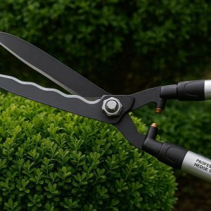 13 Professional Hedge Shears with Wavy Blade Design and Tension Adjustment for Shaping Garden Shrubbery and Decorative Boxwood Hedges