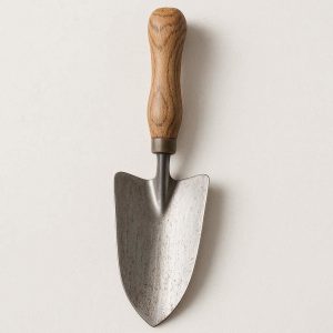 Heavy Duty Stainless Steel Garden Trowel with Ergonomic Wood Handle for Digging Planting and Transplanting Indoor Outdoor Flowers