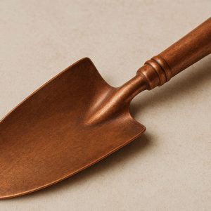 Vintage Style Solid Copper Hand Trowel for Luxury Gardening and Healthy Soil Maintenance in Decorative Indoor and Outdoor Flower Beds